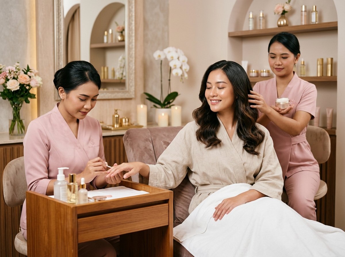 Lulur, Facial, Totok, PDT, Menicure, Pedicure, Creambath & Hair Vit